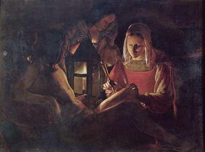 St. Sebastian Tended by Irene, c.1638-39 by Georges de La Tour